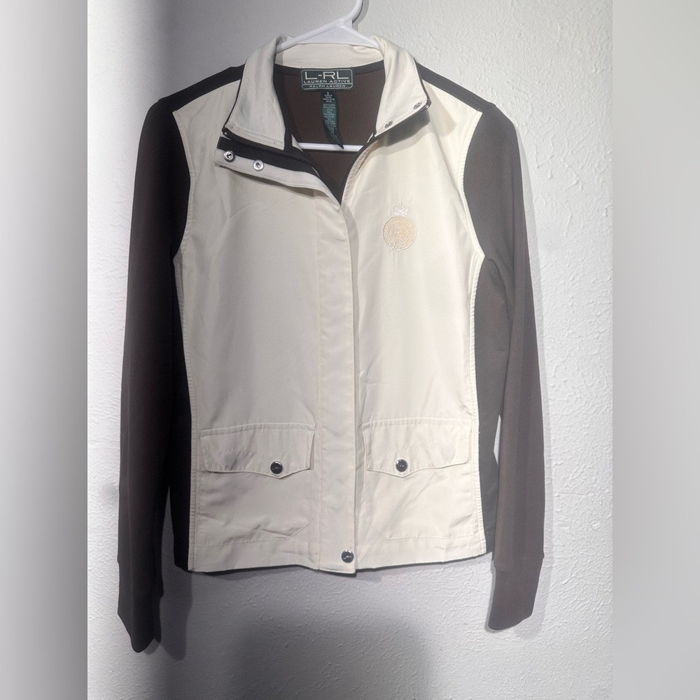 Ralph Lauren Cream and Brown Utility Jacket - Picture 14 of 14